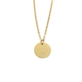 Gold Round with Zircon(MP067)