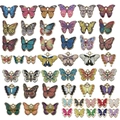 Colorful enamel butterfly alloy charms for DIY necklaces and handmade jewelry accessories - Mixed Enamel Butterfly Findings (M771)