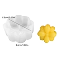 Stampo in silicone per fiori 3D per candele profumate e fai-da-te da 6,8 cm - Girasole