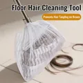 White disposable mesh net for broom head to prevent hair tangling on tile floor - Broom Dust Filter Mesh A (50PCS)