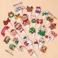 Christmas bear and reindeer cake toppers set with varied heights of 3.3 to 5.5 cm - Christmas Bear Rabbit Cake Toppers 5 Sets