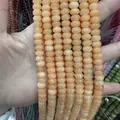 Strand of orange natural stone abacus beads for handmade DIY jewelry accessories - Optimize Hongdongling / 5*8mm (approx. 73 pcs/strand)