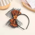 Serre-tête Halloween avec citrouille et nœud toile d'araignée, accessoire photo de fête. - Style 4