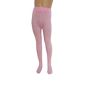 Pink striped Halloween tights for kids featuring a semi-sheer nylon blend fabric - 6-8 Years / Pink