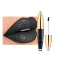 Lucidalabbra nero opaco Pudaier tonalità 18 con glitter sottili e formula liquida - 18# Nero Aurora Glitter
