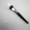 Professional No. 91 large powder brush with soft gradient bristles and black handle - No.91 Large Powder Brush