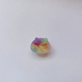 Cute gradient cat acetate hair claw clip with colorful dreamlike finish and gold details - Phantom Yellow