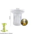Silicone mold for Roman column candle holder with specific dimensions and finished size - Smooth Roman Column - Small