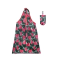 Foldable grocery bag with tropical watermelon and palm leaf print and storage pouch - 16kg / 38*58cm / Watermelon Tropical (XC-30)