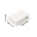 Minimalist white jewelry display stand U-shaped riser 18cm wide for rings and necklaces - Small Display Platform (White)
