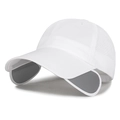 Witte sneldrogende outdoor pet met grijze intrekbare vleugels en lasergaatjes - Wit