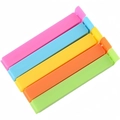Five colorful 11cm plastic food sealing clips in pink, blue, yellow, orange and green - 11cm Premium Sealing Clip / Blue