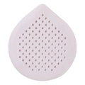 Filtro in silicone rosa per lavandino con fori a goccia per bloccare i capelli - Stile Goccia d'Acqua Bianco
