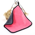 Thick microfiber cleaning cloth in pink and grey double-sided design with hanging loop - 20x30cm 400g/㎡ / Dusty Pink