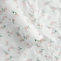 Pearlescent floral packaging paper with pink rose pattern for gift wrapping and bouquets - 【White Base Pink Rose】20 Sheets 50*70cm