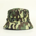Cappello da sole mimetico verde militare con cordino regolabile per escursionismo - M(56-58cm) / Camouflage