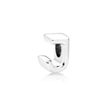 Polished silver alphabet J bead charm accessory for DIY metal charm bracelets - Letter J / Silver