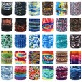 36 varied styles of seamless outdoor magic bandanas featuring camo and paisley patterns - 24*49CM / Various Patterns Selection (As per details)