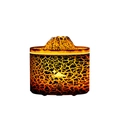 130A Black Crackle Lava Volcano Diffuser