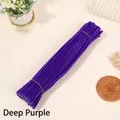 Deep purple high-density chenille stems for DIY crafts in a bundle with velvet texture - Approx 100Pcs (High Density) / Dark Purple