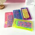 Colorful plastic drawing stencils and hollow templates in multi-color variant packs - Spirograph Ruler 7-Piece Set