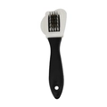 Multifunctional suede cleaning brush with dual-sided bristles and rubber scraper - Suede Brush