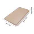 Khaki jewelry display pad 38x20x2.5cm featuring smooth texture and dimensions - Large Display Board 38x20x2.5cm (Champagne)