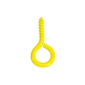 DIY yellow painted metal sheep eye hook screw for keychain and phone case accessories - Yellow