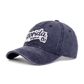 Casquette vintage en coton délavé bleu marine avec broderie Florida Original Q - Bleu marine