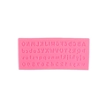 Pink silicone alphabet and number mold for DIY fondant cake decorating and baking - 2# / Pink