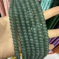 Natural light green 5x8mm abacus gemstone beads for DIY jewelry making and bracelets - 11 / 5*8mm (approx. 73 pcs/strand)