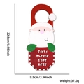 Wooden Santa Please Stop Here door hanger decor with dimensions 22.8cm and 9.9cm - Santa Claus Door Hanger