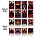 Set van 8 gotische Halloween-uitnodigingen met vampier- en pompoenontwerpen - 8 Uitnodigingskaarten (Y-00435)