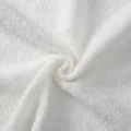 White lamb wool fabric for Christmas apple bouquet packaging with soft texture - White Lamb Wool / 0.5*1.5m