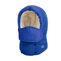 Cappello invernale blu per bambini in velluto a coste con fodera in pile termico - Blu Reale