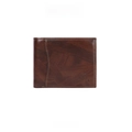 Portafoglio bifold uomo marrone caffè con texture in pelle e logo impresso a caldo - Serie 5301 / 002 Marrone