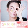 Cute gradient heart face tattoo sticker with cloud pattern BE-010 for New Year makeup - Gradient Cloud Heart Style (BE-010)