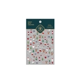 Stickers ongles 5D autocollants de Noël avec Père Noël, rennes et sapins modèle KX171 - Style Relief 5D de Dessin Animé de Père Noël et de Renne (KX171)