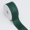 Ruban en velours vert foncé en rouleau pour décorations de Noël et bricolage - 4cm de Large * 5 Yards de Long / Vert foncé