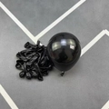 Classic round black macaron latex balloons in various sizes for party decorations - Special Price Drop - 5-inch Mini Balloons (102 Pieces) Macaron Black - A Must-have Choice