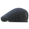 Gorra de golf azul oscuro talla grande con malla transpirable y hebilla ajustable - Azul marino