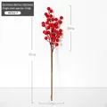 Artificial Christmas red berry branch with 40 berries for festive tree decoration - ACG1-7 (Single / 40 Heads Large Berry Branch)