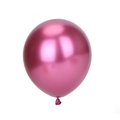 10-inch metallic pink round balloon with glossy finish for party decorations - Standard Type / Metallic Magenta
