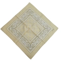 Bandana classique jaune clair avec motif paisley en 100% coton au style vintage - Bandana 54*54cm / Bandana 100% Coton 29# Beige Rouge
