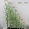 Artificial faux onion grass in light cyan-grey color available in various heights - Light Cyan-Grey