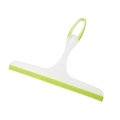 Tergivetro ergonomico bianco e verde con lama in gomma morbida e foro per appendere - Verde