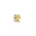 Adjustable gold bracelet featuring micro-pave cubic zirconia letter X charm detail - Letter X(6184295114166)