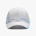 Berretto sportivo grigio chiaro traspirante con logo blu in tessuto ad asciugatura rapida - Regolabile / Grigio chiaro