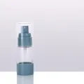 Flacon vaporisateur sous vide bleu 15ml pour cosmétiques avec bouchon transparent - Spray / 15ml / Bleu