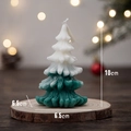 Dark Green Conifer Tree / 6.5x10cm